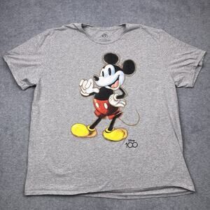 Disney Mickey Mouse 100 years t-shirt gray size 3XL